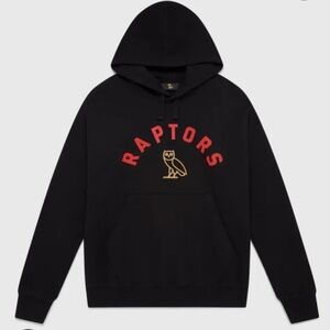 OVO Black Raptors Hoodie - Size M